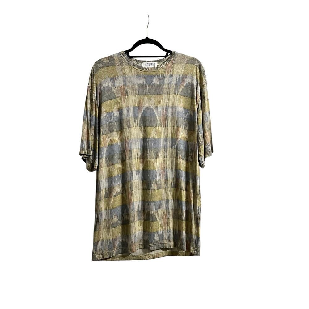Vintage 90s Indie Grunge Aztec Made in Italy Mondo di Marco T-Shirt Sz M/50